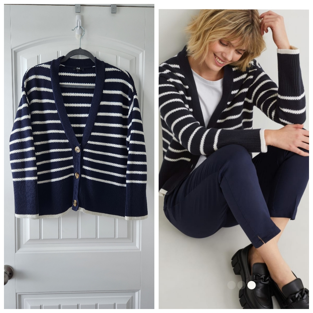 C&A Basic Stripes Cardigan